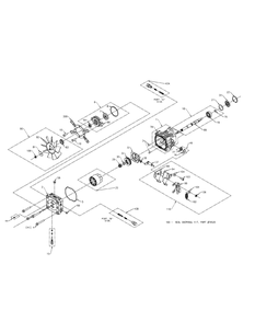 Hydraulic Pump Left Hand Diagram and Parts List for M60-KW (53AI8CT6050-31HP-OHV)(2010) Cub Cadet Lawn Tractor